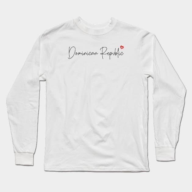 Dominican Republic Long Sleeve T-Shirt by finngifts